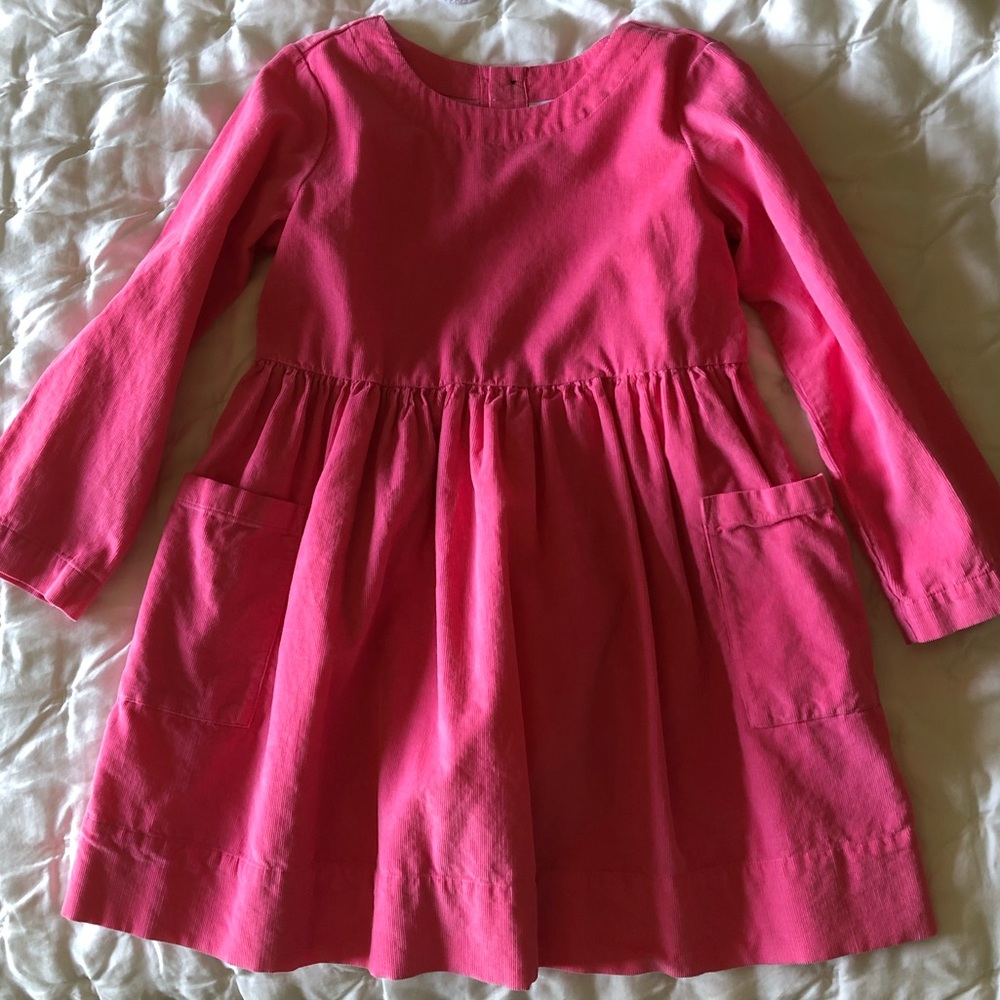 Hanna Andersson Corduroy Dress Size 6-7